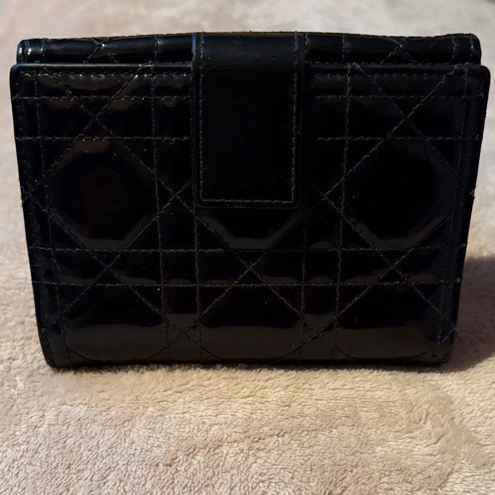 CHRISTIAN DIOR cannage trifold compact - Picture 2 of 6